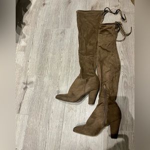 Spring over the knee boots